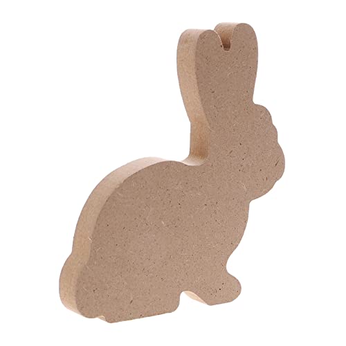 Ciieeo Osterhase Sachen Pellets Korb Dekorationen Wurf kinderspielzeug Ostern basteln für Ostern osterbasteln Sets Malmaterialien selber Machen Osterpartyzubehör Holz Brown von Ciieeo