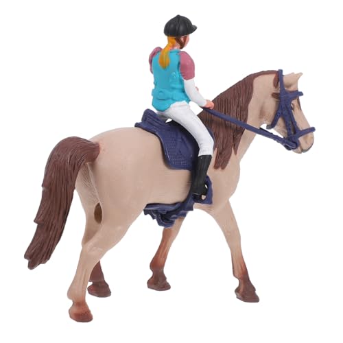Ciieeo Realistische Pferdefigur mit Reiter Multifunktionales Kunststoff Detailgetreue Cowboy Reitpferd Dekoration für Haus Party Bildung Langlebiges Modell für Vielseitige Nutzung Ciieeo Realistische Pferdefigur mit Reiter Multifunktionales Kunststoff Detailgetreue Cowboy Reitpferd Dekoration für Haus Party Bildung Langlebiges Modell für Vielseitige Nutzung von Ciieeo