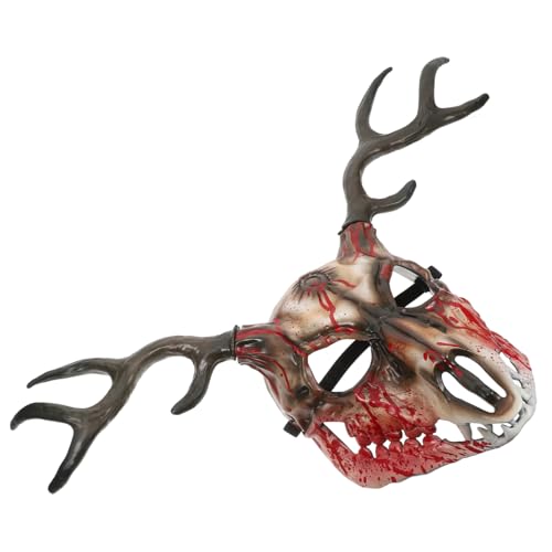 Ciieeo Schafmaske Tier-maskerade-maske Halloween-masken Für Männer Hornmaske Halloween-requisiten Tiermaske Mit Halbem Gesicht Halloween Gehörnte Maske Maskerade-masken Für Männer Schaum von Ciieeo