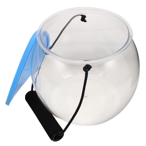 Ciieeo Tragbarer transparenter Kunststoff-Angelnapf mit sicherem Deckel und Griff, kompakter, seewasserbeständiger Lebenseimer für Krabben, Muscheln, Betta, Fische und Outdoor-Strandaktivitäten Ciieeo Tragbarer transparenter Kunststoff-Angelnapf mit sicherem Deckel und Griff, kompakter, seewasserbeständiger Lebenseimer für Krabben, Muscheln, Betta, Fische und Outdoor-Strandaktivitäten von Ciieeo