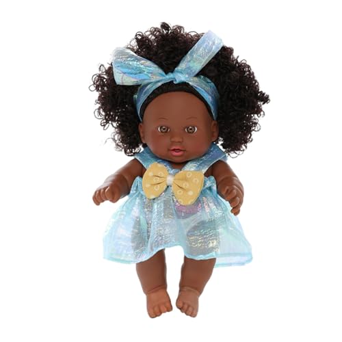 Cileznw Reborn Black Toddler Dolls | Realistic African Reborn Girl Doll,Weighted Body Cute Multicultural Real Life Dolls With Clothes For Girls von Cileznw
