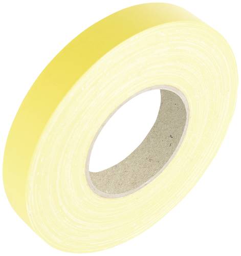 Cimco 162069 Gewebeklebeband Gelb (L x B) 50m x 25mm 1St. von Cimco