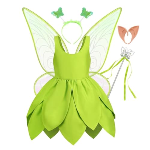 Cimefi Tinkerbell Kostüm für Kinder Mädchen Geburtstagsparty Fee Fancy Dress Up von Cimefi