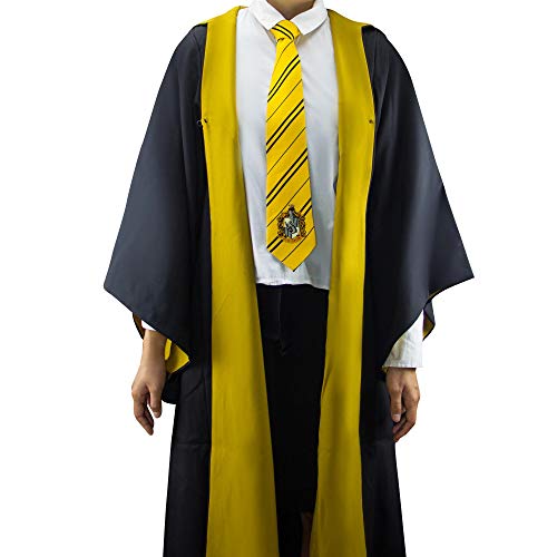 Cinereplicas Harry Potter - Hogwarts Robe Slytherin/Gryffindor/Ravenclaw/Hufflepuff - XS/S/M/L/XL - Official License (M, Hufflepuff) von Cinereplicas