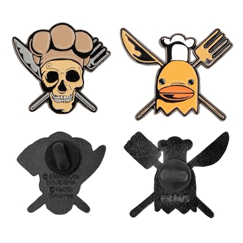 Cinereplicas One Piece - Satz von 2 Sanji und Zeff Pins - Offizielle Lizenz von Cinereplicas