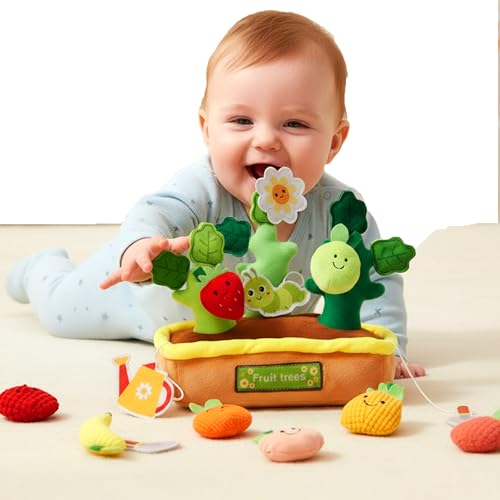Cioquli Baby Spielzeug 6 Monate, 10PCS Obst Plüschtier Set, Montessori Spielzeug ab 6 Monate mit Rasseln, Spielmatte, Fördert Sensorik & Motorik, Geschenk für Spielzeug ab 6 Monate Cioquli Baby Spielzeug 6 Monate, 10PCS Obst Plüschtier Set, Montessori Spielzeug ab 6 Monate mit Rasseln, Spielmatte, Fördert Sensorik & Motorik, Geschenk für Spielzeug ab 6 Monate von Cioquli