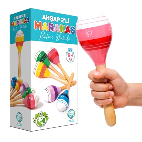 Circle Toys Holz Maracas 2er von Circle Toys