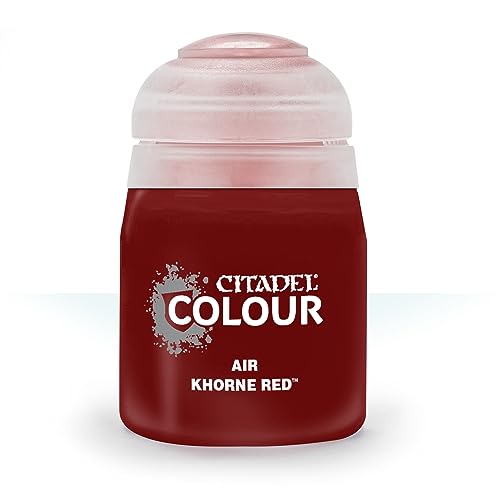 Games Workshop Citadel Air - Khorne Red (24 ml) (6er-Pack) - Wasserbasierte Luftfarbe von CITADEL