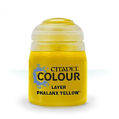 Games Workshop Citadel Layer - Phalanx Yellow (12 ml) - Acryl - Flüssigkeit - Schichtfarbe von CITADEL