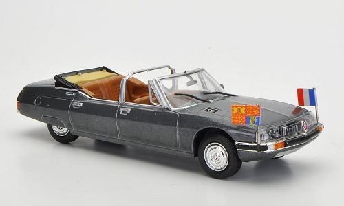 Citroen SM Presidentielle, metallic-grau, Georges Pompidou, 1972, Modellauto, Fertigmodell, SpecialC-56 1:43 von Citroen