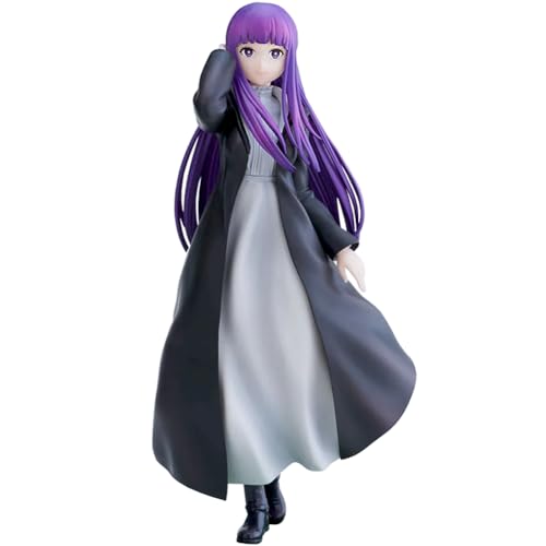 Anime Frieren Beyond Journey's End Figur Fern Frieren Statue, Anime Mädchen Figuren Desktop Anime Figur Geschenk Manga Skulptur Deko von Ciyoulio