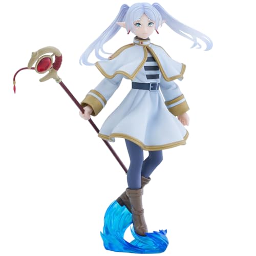 Anime Frieren Beyond Journey's End Figur Fern Frieren Statue, Anime Mädchen Figuren Desktop Anime Figur Geschenk Manga Skulptur Deko von Ciyoulio