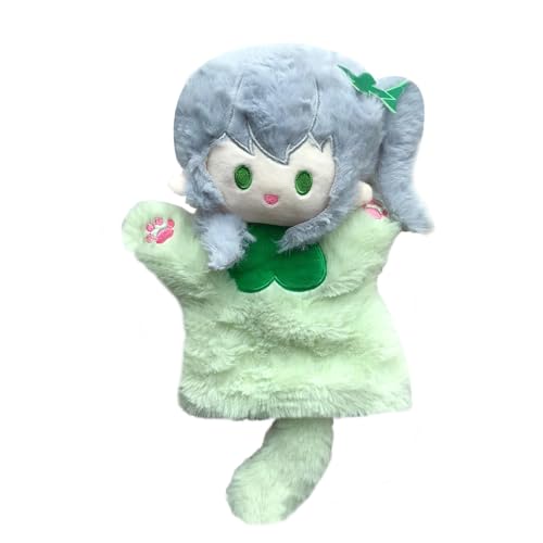 Anime Handpuppe Plüsch Furina/Zhongli/Venti Plush Puppet Cute Anime Stofffigur Geschenk, Anime Plüschpuppe Cartoon Hand Puppet 25 cm von Ciyoulio