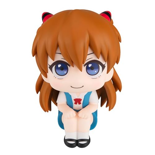 Asuka Langley Soryu Look Up Figur Ayanami Rei Figur Statue Anime Action Figur Handmade Model Collectible Dekoration Geschenke 11CM von Ciyoulio