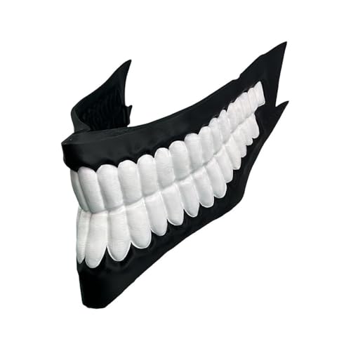 Ciyoulio Anime Cosplay Okarun Maske Plastik Gesicht, Ken Takakura Cosplay Maske Karneval Anime Zubehör, Coole Halloween Masken Manga Merch Geschenk von Ciyoulio