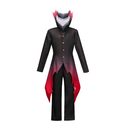 Ciyoulio Anime Dan Da Dan Okarun Cosplay Kostüm Weiße Anime Perücke, Dandadan Ken Takakura Cosplay Outfit Anime Halloween Kostüm Karneval Uniform von Ciyoulio