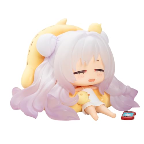 Ciyoulio Anime Figuren Azur Lane Mini MNF Le Malin Liegende Anime Figur Mit Zubehör, 6 cm Desktop Anime Statue Manga Mädchen Figuren Auto Ornament von Ciyoulio