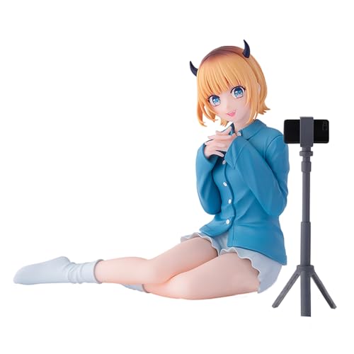 Ciyoulio Anime Mädchen Figuren Oshi No Ko Kana Arima Hoshino Rubi Figur Sitzend Anime Statue, Anime Figur Kniend Desktop Cute Figur Geschenk von Ciyoulio