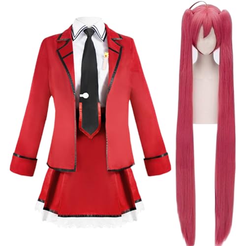 Ciyoulio Date A Live Cosplay Uniform Kurumi Tokisaki Cosplay Kotori Itsuka Anime Schuluniform Cosplay Halloween Anime JK Kleid Damen Comic Con Kostüme von Ciyoulio