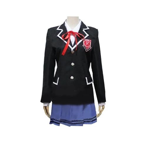 Ciyoulio Date A Live Cosplay Uniform Kurumi Tokisaki Cosplay Kotori Itsuka Anime Schuluniform Cosplay Halloween Anime JK Kleid Damen Comic Con Kostüme von Ciyoulio