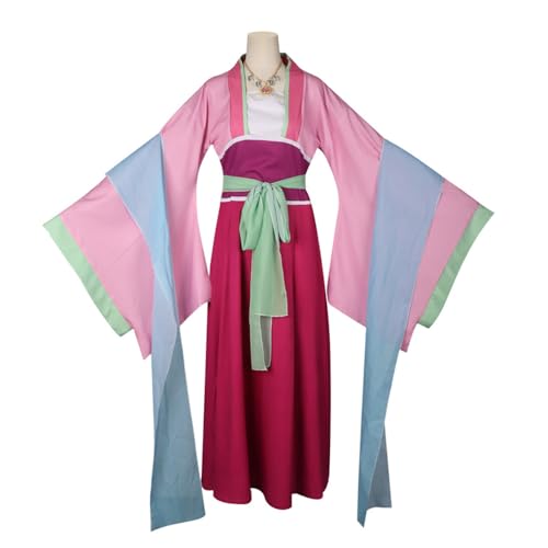 Ciyoulio Maomao Cosplay Kostüm Anime Hanfu Kleider Damen Chinesische Hanfu Kostüm, Anime Cosplay Hanfu Rosa/Rot Frauen Hanfu Kleidung Für Halloween von Ciyoulio