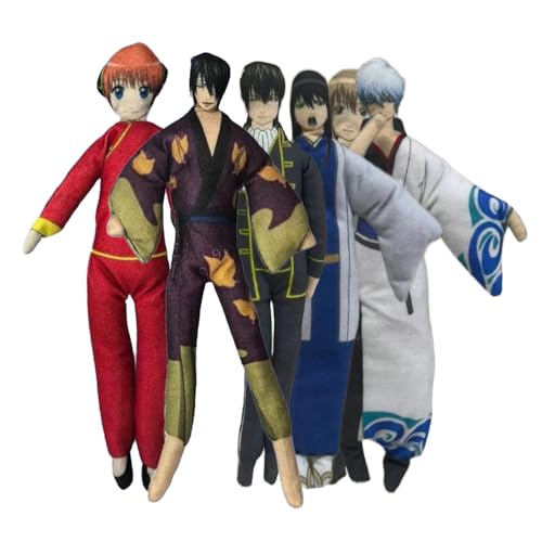 Ciyoulio Sakata Gintoki Plüschfigur, Kagura/Katsura Kotarou, weiche gefüllte Figur, drehbar, lustig, gefüllte Anime-Plüschfigur, Cartoon-Figur, Heimdekoration, Geschenk, 26 cm Ciyoulio Sakata Gintoki Plüschfigur, Kagura/Katsura Kotarou, weiche gefüllte Figur, drehbar, lustig, gefüllte Anime-Plüschfigur, Cartoon-Figur, Heimdekoration, Geschenk, 26 cm von Ciyoulio