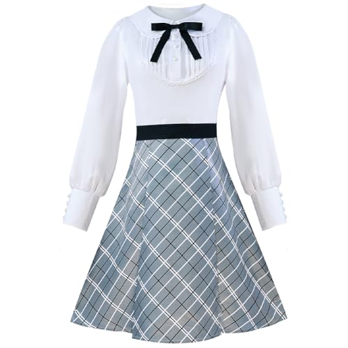 Ciyoulio Sakiko Togawa Cosplay Anime Karierter Rock Set Soyo Nagasaki Matrosenkleid Kostüm Damen Anime School Uniform Cosplay Für Karneval Halloween von Ciyoulio