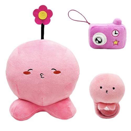 Ciyoulio Takopii Plüschfigur, Anime, weich, gefüllt, Takopii, Schnapparmband, niedliche Cartoon-Figur, weiche Plüschfigur, Kamera-Anhänger, Sofa, Tasche, Dekoration, Geschenk, 3 Stück Ciyoulio Takopii Plüschfigur, Anime, weich, gefüllt, Takopii, Schnapparmband, niedliche Cartoon-Figur, weiche Plüschfigur, Kamera-Anhänger, Sofa, Tasche, Dekoration, Geschenk, 3 Stück von Ciyoulio
