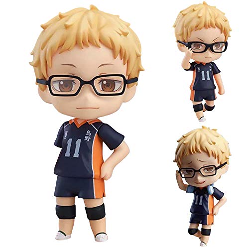 Haikyuu Minifiguren Anime Action Figur Tobio Kageyama Shoyo Hinata Figur Ornament, Bewegliche Manga Statue Auto/Desktop Anime Modell Figuren von Ciyoulio