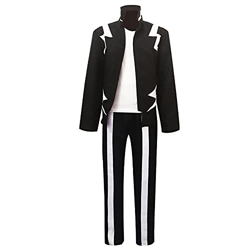 Kaminari Denki Cosplay Kostüm mit Perücke MHA Halloween Kostüm Schwarze Uniform Komplettes Set Anime Rollenspiel Outfits Party Karneval Anzug Kaminari Denki Cosplay Kostüm mit Perücke MHA Halloween Kostüm Schwarze Uniform Komplettes Set Anime Rollenspiel Outfits Party Karneval Anzug von Ciyoulio