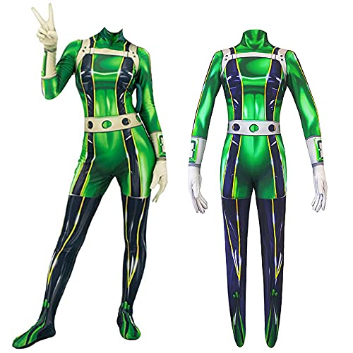 MHA Midoriya Izuku Cosplay-Kostüm, All-MIGHT Cosplay Bodysuit Uraraka Ochako Anime Jumpsuit Asui Tsuyu Rollenspiel Outfits Halloween Party Karneval MHA Midoriya Izuku Cosplay-Kostüm, All-MIGHT Cosplay Bodysuit Uraraka Ochako Anime Jumpsuit Asui Tsuyu Rollenspiel Outfits Halloween Party Karneval von Ciyoulio