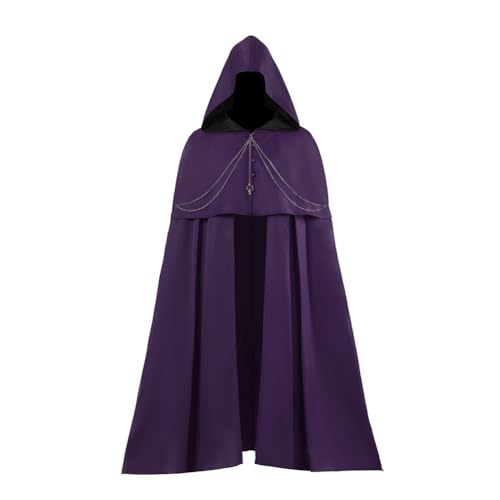 Mittelalterlicher Kapuzenumhang Cosplay Kostüm Vintage Umhang Hexe Zauberer Vampir Rollenspiel Ostern Halloween Party Kostüm für Erwachsene Mittelalterlicher Kapuzenumhang Cosplay Kostüm Vintage Umhang Hexe Zauberer Vampir Rollenspiel Ostern Halloween Party Kostüm für Erwachsene von Ciyoulio