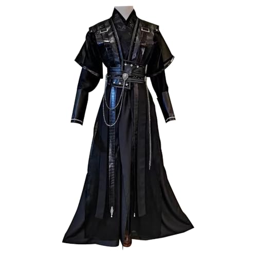 Tian Guan Ci Fu Cosplay Kostüm Anime He Xuan Shi Qingxuan Cosplay Hanfu Kleid Damen Schwarz/Weiß Chinesisches Hanfu Outfit Für Halloween von Ciyoulio