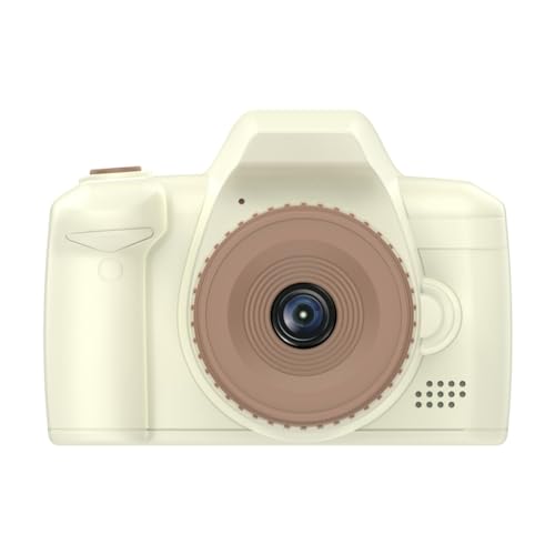 ClAZTyict H10 Kinder Kamera 2,4 IPS Großbildschirm Langes Objektiv Foto Videospiel 1080P 48MP Dual Kamera Beige von ClAZTyict