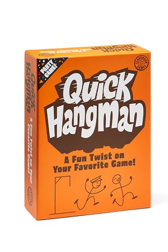 Quick Hangman - A Speedy Word Ratespiel - Partyspiel - Familienspiele für Erwachsene, Jugendliche, Kinder von Clarendon Games