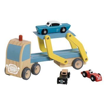 Classic World Holztransporter mit 3 Autos von Classic World