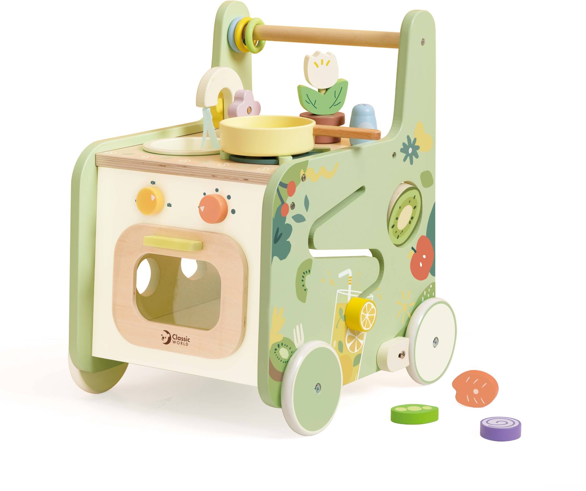 Classic World Lauflernwagen 2-in-1 Küche, Babyspielzeug von Classic World