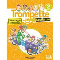 Trompette a petits pas 2: A1.1 - Livre de l'eleve + Cahier d'activites + audio download von Cle International