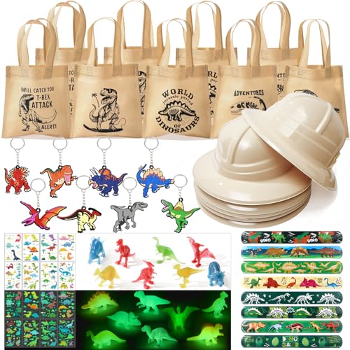 Dino Party Mitgebsel Kindergeburtstag mit Abenteurerhut Geschenktüten Schlüsselanhänger Dinosaurier Figuren Tattoos Schnapparmband Dinosaurier Mitbringsel Kindergeburtstag Gastgeschenk Pinata Füllung Dino Party Mitgebsel Kindergeburtstag mit Abenteurerhut Geschenktüten Schlüsselanhänger Dinosaurier Figuren Tattoos Schnapparmband Dinosaurier Mitbringsel Kindergeburtstag Gastgeschenk Pinata Füllung von Cleboen