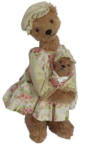 Clemens-Spieltiere Clemens Sammler Teddy Beste Oma der Welt/Best Grandma in The World 25 cm limitiert Mohair Bär von Clemens-Spieltiere