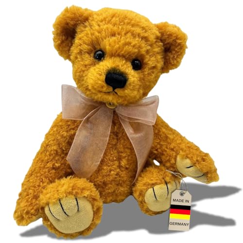 Clemens Softplüsch Teddy Frowin 35 cm | Weich & Kuschelig | Made in Germany | 5-Fach Gegliedert | Abwaschbar & Pflegeleicht von Clemens-Spieltiere