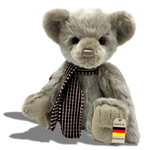 Clemens Softplüsch Teddy Bär Kiano 35 cm | Weich & Kuschelig | Made in Germany | 5-Fach Gegliedert | Abwaschbar & Pflegeleicht von Clemens-Spieltiere