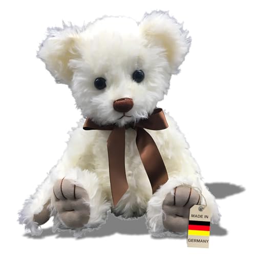 Clemens Softplüsch Teddy Bär Nomi 35 cm | Weich & Kuschelig | Made in Germany | 5-Fach Gegliedert | Abwaschbar & Pflegeleicht von Clemens-Spieltiere