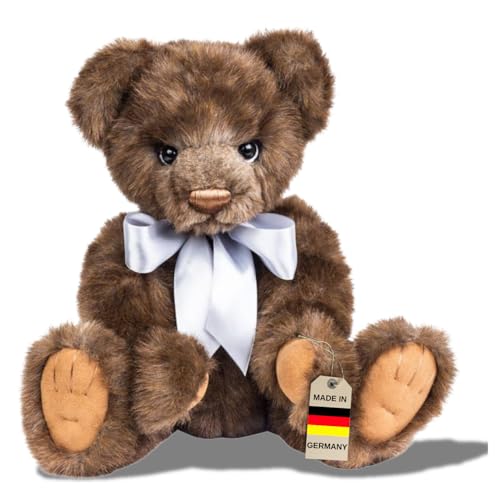 Clemens Softplüsch Teddy Bär Yumi 40 cm | Weich & Kuschelig | Made in Germany | 5-Fach Gegliedert | Abwaschbar & Pflegeleicht von Clemens-Spieltiere