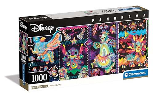 Clementoni Joys Puzzle 1000 Teile Erwachsene - Panorama Puzzle Erwachsene in 98 x 33 cm - Puzzle Erwachsene anspruchsvoll von Clementoni 39876 von Clementoni