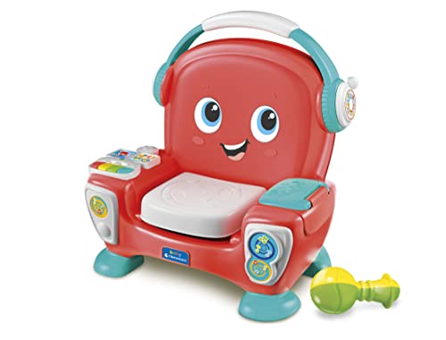 Baby Clementoni – Sessel mit Singen und Tanzen, interaktiver sprechender Sessel für Kinder, 12-36 Monate, Lernspiel mit Licht und Liedern, fördert die kognitive und motorische Entwicklung, von Clementoni