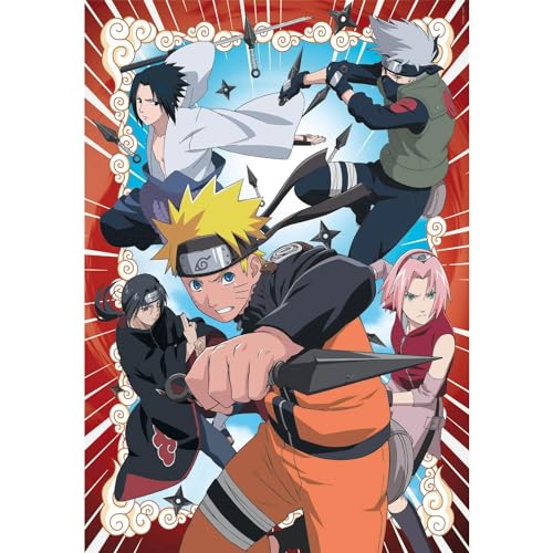 Clementoni Naruto Puzzle 1000 Teile Erwachsene - Anime Puzzle Erwachsene in 70 x 50 cm - Puzzle Erwachsene anspruchsvoll von Clementoni 39831 von Clementoni