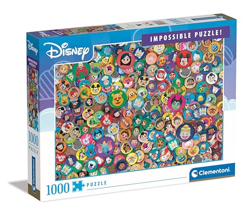 Clementoni Disney Classic Puzzle 1000 Teile Erwachsene - Disney Puzzle Erwachsene in 70 x 50 cm - Puzzle Erwachsene anspruchsvoll von Clementoni 39830 von Clementoni