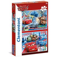 CLEMENTONI 24699 Puzzle 2 x 20 Teile Cars 2 von Clementoni