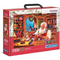 CLEMENTONI 39584 Erwachsenenpuzzel 1.000 Teile Christmas Collection Santa's Workshop von Clementoni